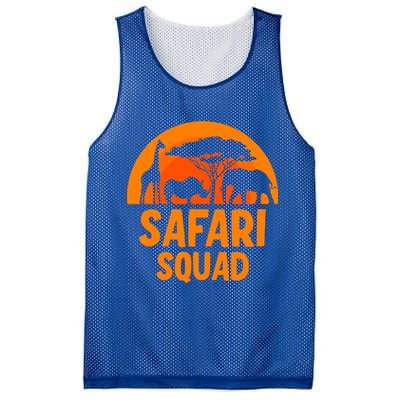 Safari Squad Africa Family Trip Gift Mesh Reversible Basketball Jersey Tank
