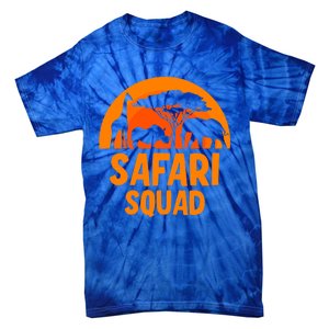 Safari Squad Africa Family Trip Gift Tie-Dye T-Shirt