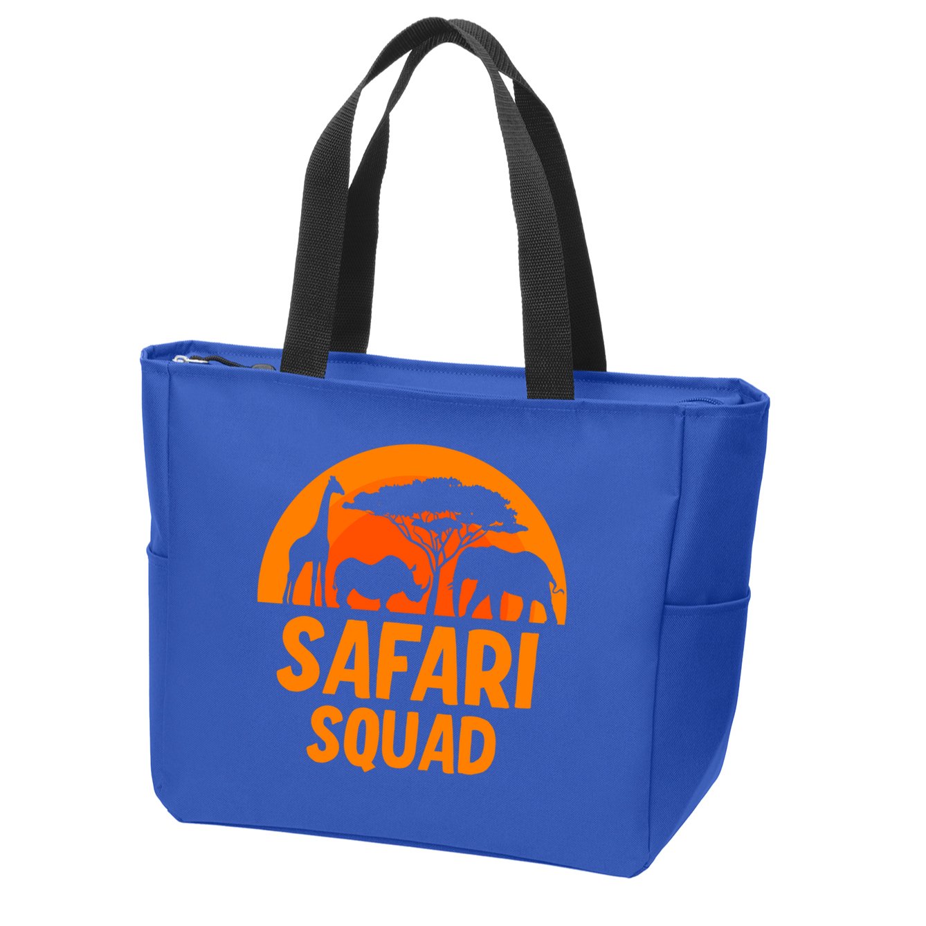 Safari Squad Africa Family Trip Gift Zip Tote Bag