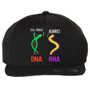 Still Single? Always Funny Dna And Rna Design Science Gift Wool Snapback Cap