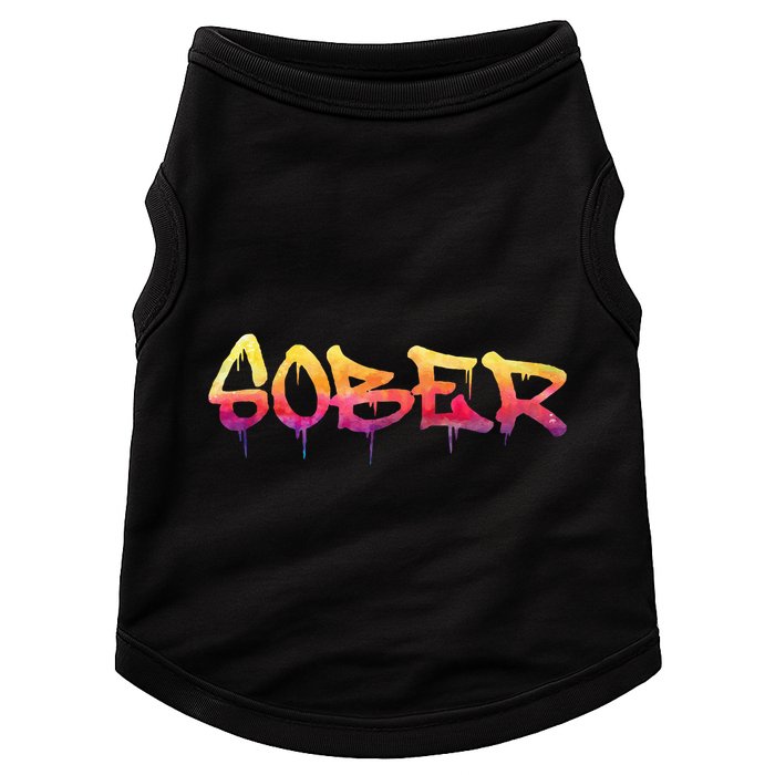 Sober Sobriety Anniversary Recovery Sober Aa Na Doggie Tank