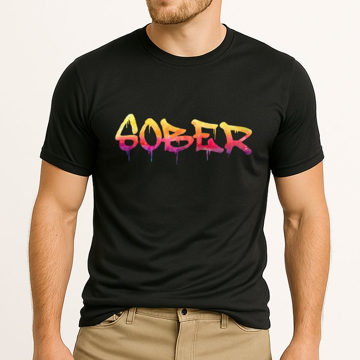 Sober Sobriety Anniversary Recovery Sober Aa Na Performance Shirt