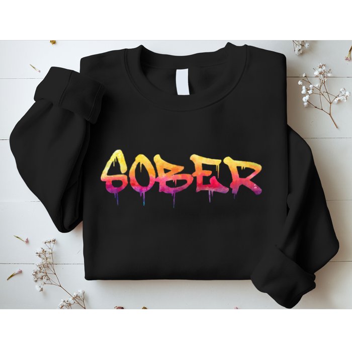 Sober Sobriety Anniversary Recovery Sober Aa Na Sweatshirt