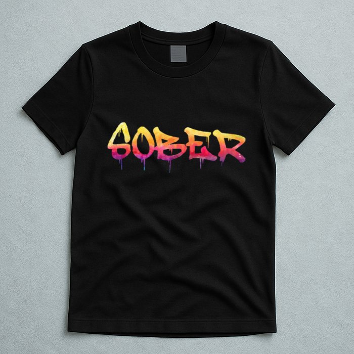 Sober Sobriety Anniversary Recovery Sober Aa Na T-Shirt