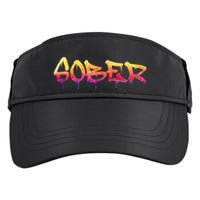 Sober Sobriety Anniversary Recovery Sober Aa Na Adult Drive Performance Visor