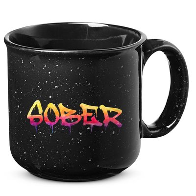 Sober Sobriety Anniversary Recovery Sober Aa Na 15oz Campfire Ceramic Mug