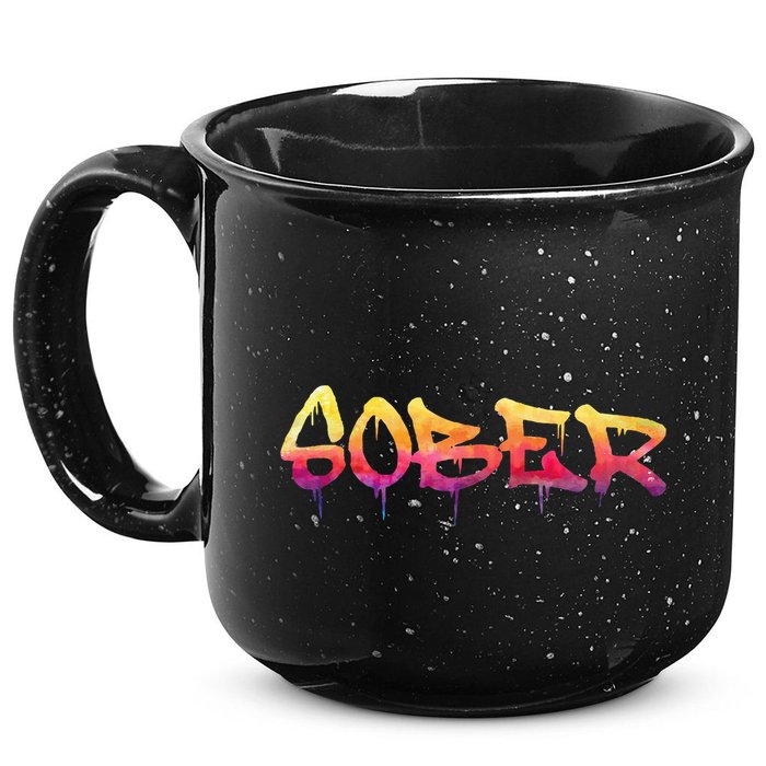 Sober Sobriety Anniversary Recovery Sober Aa Na 15oz Campfire Ceramic Mug