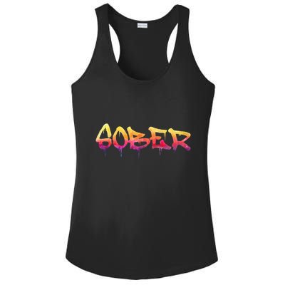 Sober Sobriety Anniversary Recovery Sober Aa Na Ladies PosiCharge Competitor Racerback Tank