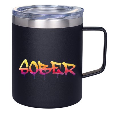 Sober Sobriety Anniversary Recovery Sober Aa Na 12oz Stainless Steel Coffee Mug