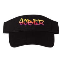 Sober Sobriety Anniversary Recovery Sober Aa Na Valucap Bio-Washed Visor