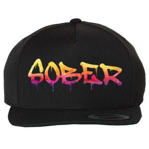 Sober Sobriety Anniversary Recovery Sober Aa Na Wool Snapback Cap