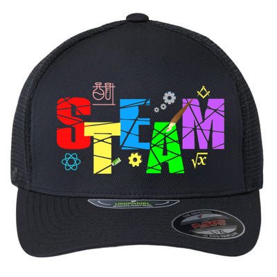 STEAM Science and Art STEM Creativity Maker Flexfit Unipanel Trucker Cap