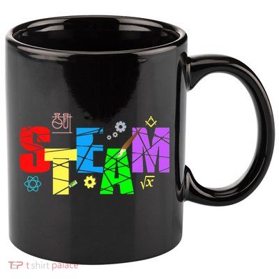 STEAM Science and Art STEM Creativity Maker 11oz C Handle Ceramic Mug