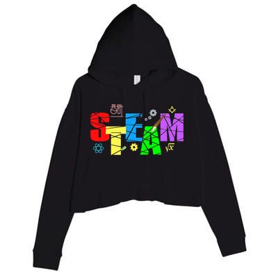 STEAM Science and Art STEM Creativity Maker Crop Fleece Hoodie