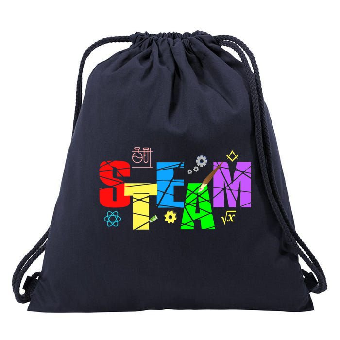STEAM Science and Art STEM Creativity Maker Drawstring Bag