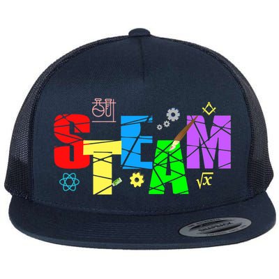 STEAM Science and Art STEM Creativity Maker Flat Bill Trucker Hat