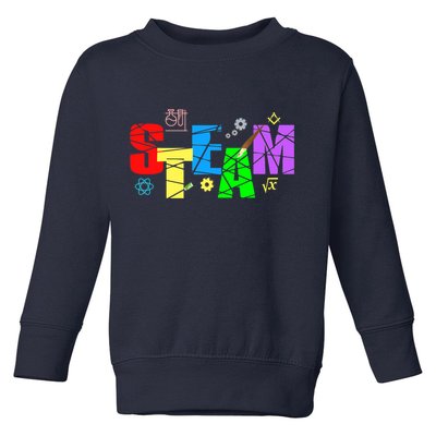 STEAM Science and Art STEM Creativity Maker Toddler Sweatshirt