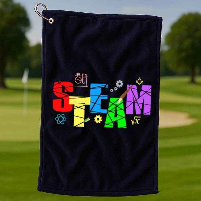 STEAM Science and Art STEM Creativity Maker Golf Towel