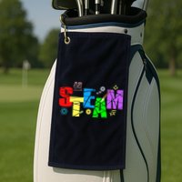 STEAM Science and Art STEM Creativity Maker Golf Towel