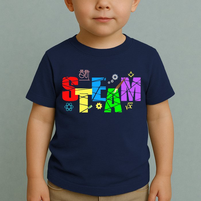 STEAM Science and Art STEM Creativity Maker Toddler T-Shirt