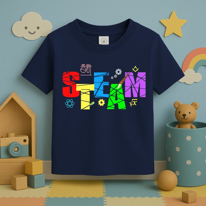 STEAM Science and Art STEM Creativity Maker Toddler T-Shirt