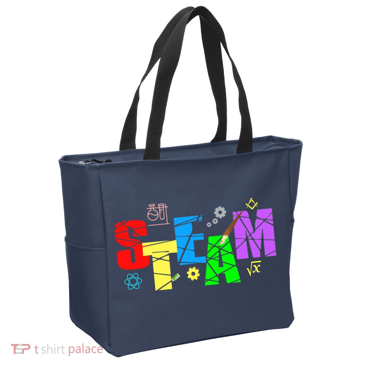 STEAM Science and Art STEM Creativity Maker Zip Tote Bag