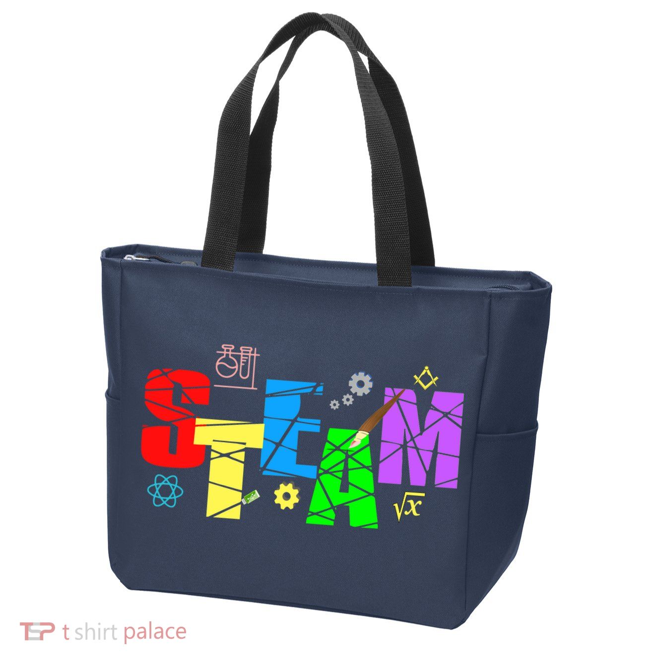 STEAM Science and Art STEM Creativity Maker Zip Tote Bag