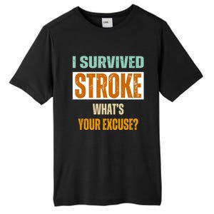 Survivor Stroke Awareness For Dad Mom 2024 Loved Ones Gift Tall Fusion ChromaSoft Performance T-Shirt