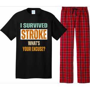 Survivor Stroke Awareness For Dad Mom 2024 Loved Ones Gift Pajama Set