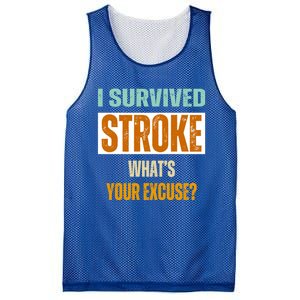 Survivor Stroke Awareness For Dad Mom 2024 Loved Ones Gift Mesh Reversible Basketball Jersey Tank