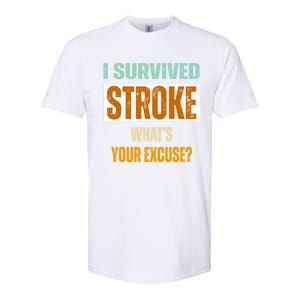 Survivor Stroke Awareness For Dad Mom 2024 Loved Ones Gift Softstyle CVC T-Shirt