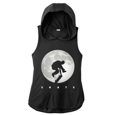 Skateboarding Skateboard Apparel Skateboarder Skateboard Ladies PosiCharge Tri-Blend Wicking Draft Hoodie Tank