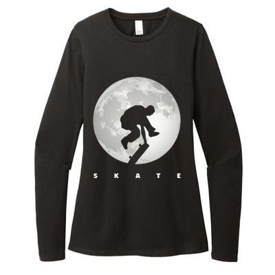 Skateboarding Skateboard Apparel Skateboarder Skateboard Womens CVC Long Sleeve Shirt