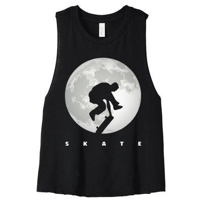 Skateboarding Skateboard Apparel Skateboarder Skateboard Women's Racerback Cropped Tank