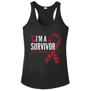 Survivor Stroke Awareness Stroke Survivor Ladies PosiCharge Competitor Racerback Tank