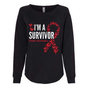 Survivor Stroke Awareness Stroke Survivor Womens California Wash Sweatshirt