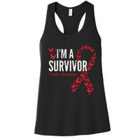 Survivor Stroke Awareness Stroke Survivor Women's Racerback Tank