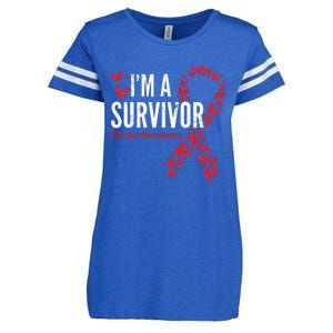 Survivor Stroke Awareness Stroke Survivor Enza Ladies Jersey Football T-Shirt