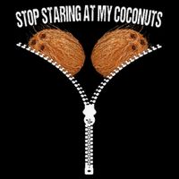 Stop Staring At My Coconuts Beach Summer Coconut Bra Adult Impact Tech Backpack
