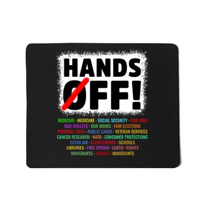 Social Security And Medicare Protest Hands Off Protest  Mousepad