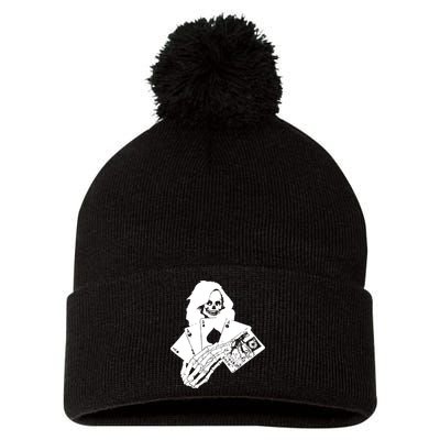 Samhain Pom Pom 12in Knit Beanie