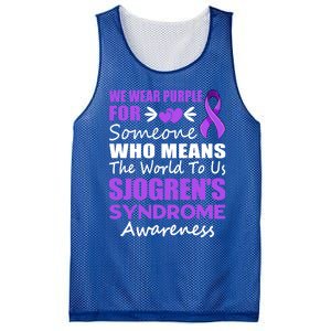 SjogrenS Syndrome Awareness Gift Family Support Sjogren Great Gift Mesh Reversible Basketball Jersey Tank