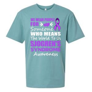 SjogrenS Syndrome Awareness Gift Family Support Sjogren Great Gift Sueded Cloud Jersey T-Shirt