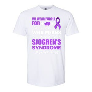 SjogrenS Syndrome Awareness Gift Family Support Sjogren Great Gift Softstyle CVC T-Shirt