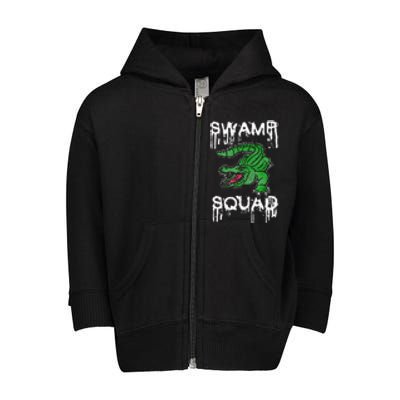 Swamp Squad Alligator Toddler Zip Fleece Hoodie