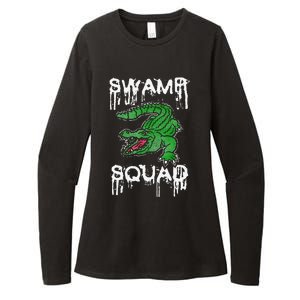 Swamp Squad Alligator Womens CVC Long Sleeve Shirt