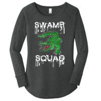 Swamp Squad Alligator Women's Perfect Tri Tunic Long Sleeve Shirt