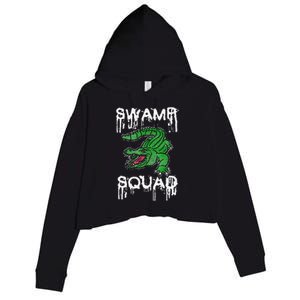 Swamp Squad Alligator Crop Fleece Hoodie