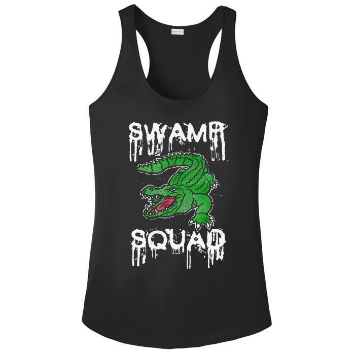 Swamp Squad Alligator Ladies PosiCharge Competitor Racerback Tank