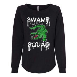 Swamp Squad Alligator Womens California Wash Sweatshirt